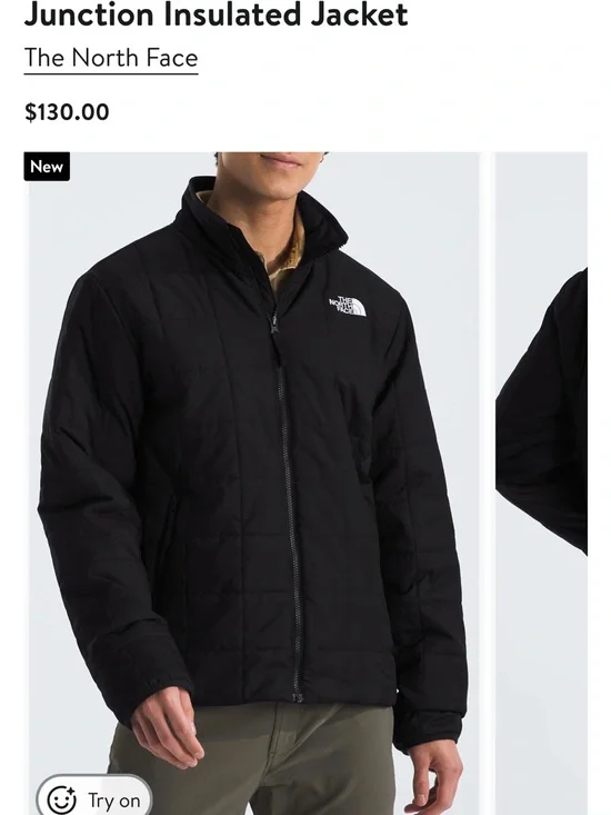 The North Face Junction Insulated Jacket - Black sz XL