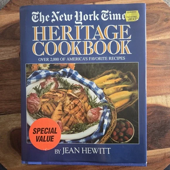 New York Times‎ Heritage Cookbook by Jean Hewitt 1972 Hardcover
