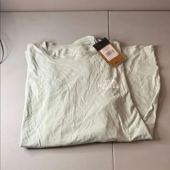 The North Face Men's Light Green Tee Long Sleeve