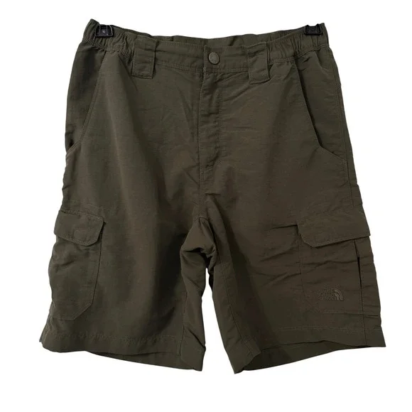 The North Face‎ Shorts Mens S Olive Green Nylon Cargo Hiking Gorpcore Outdoor