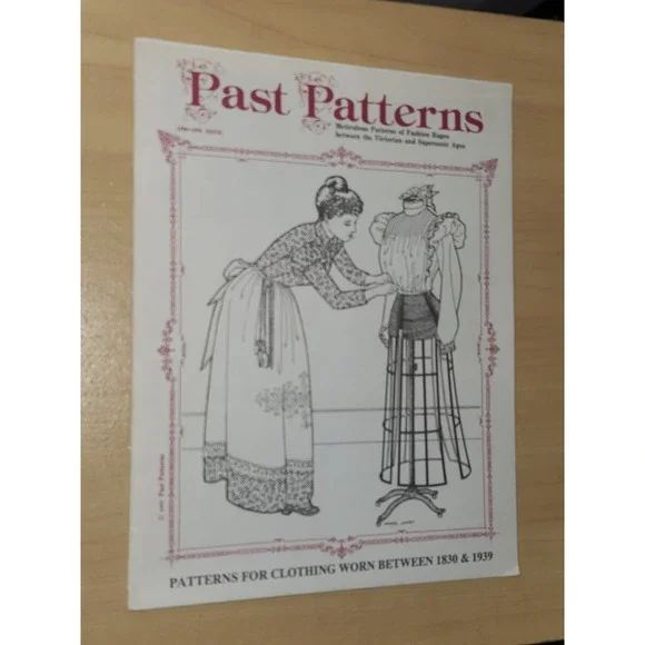 Past Patterns Victorian & Edwardian Catalogue Catalog Historical Vintage 1985