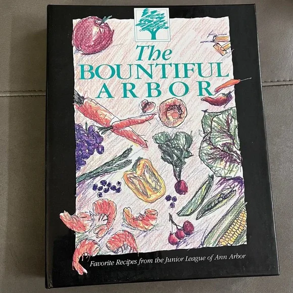 Junior League of Ann Arbor The Bountiful Arbor Cookbook 1994 Spiral OS Vintage