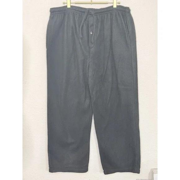 North 15 Fleece Sweatpants‎ Mens Teen L Black Fuzzy Lounge North Star
