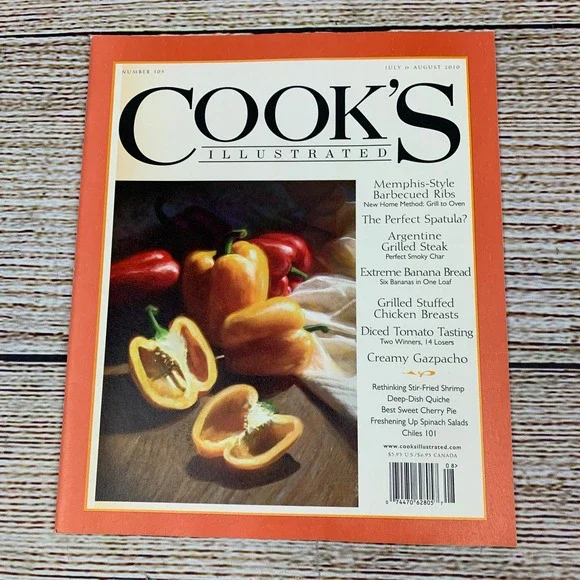 Cook's Illustrated Magazine [July‎ August 2010] Recipes Cooking Chiles