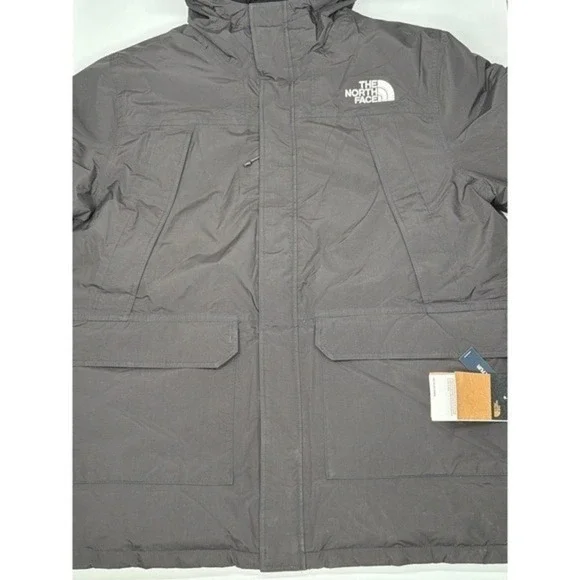 The North‎ Face MCMURDO PARKA BLACK Men's 3XL Down Jacket Hood Insulated NWT