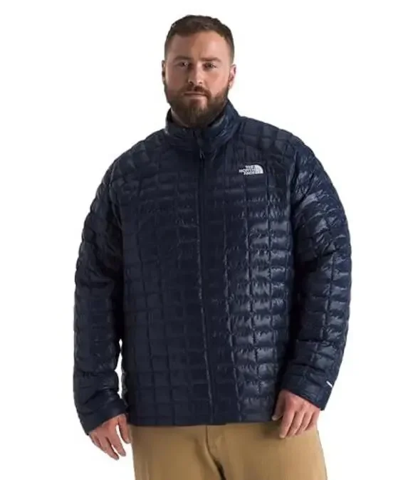 North Face 4X Jacket Thermoball Puffer Insulated Coat Summit Navy Blue Full Zip