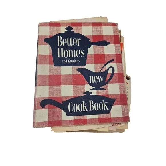 Vintage Better Homes Gardens New Cook‎ Book 1960s Mid Century Cookbook