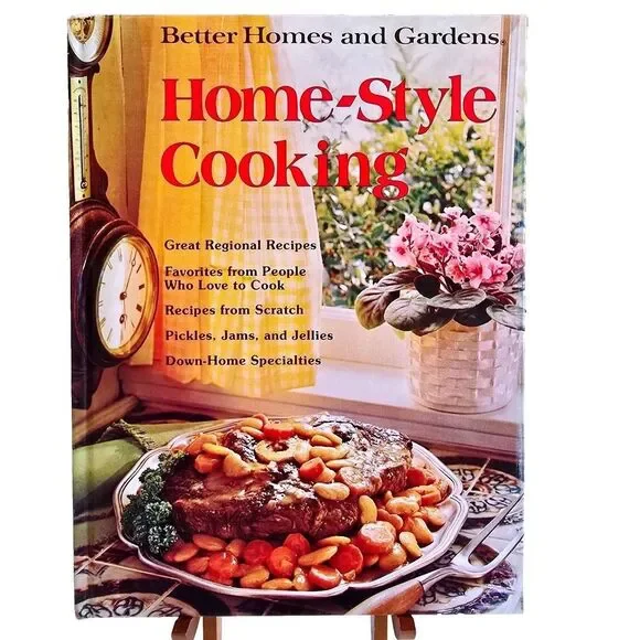 1975 Better Homes Gardens Home-Style Cooking1st Print Cookbook +‎ Ephemera