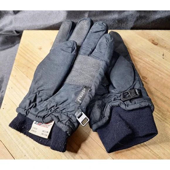 Gordini Heattrap Junior‎ Ski Gloves Black Insulated Winter Mittens Medium