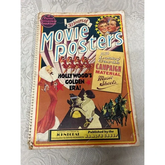 50 Years of Movie Posters‎ Hollywood Golden Era John Kobal Hamlyn 1973 Book