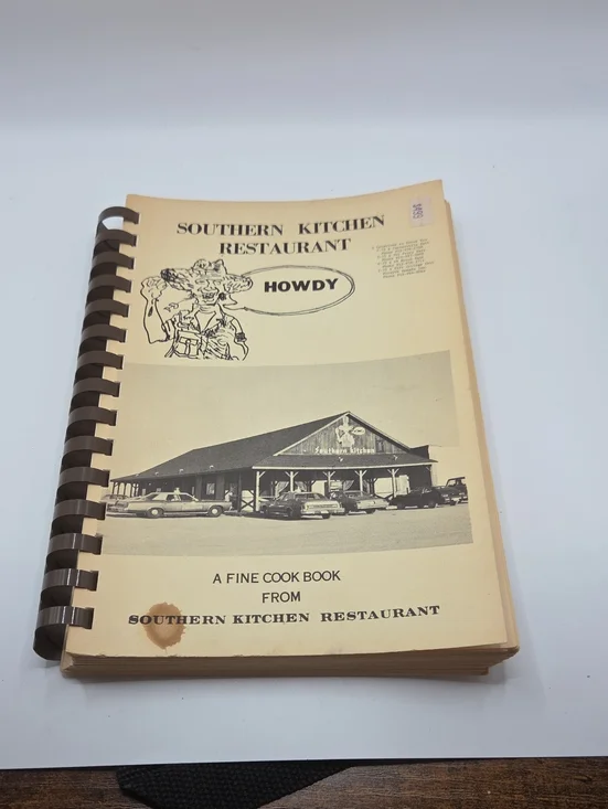 Cookbook. Southern Kitchen Restaurant 1979