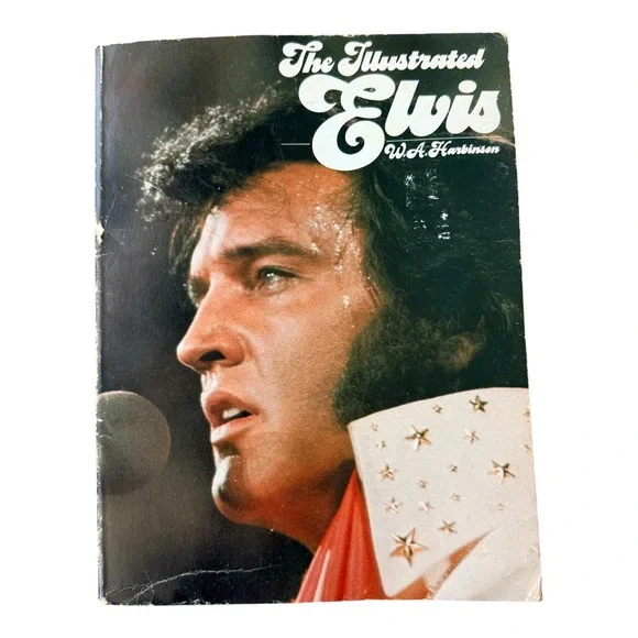 The Illustrated Elvis W.A. Harbinson Vintage Paperback Photo Biography Book 1976