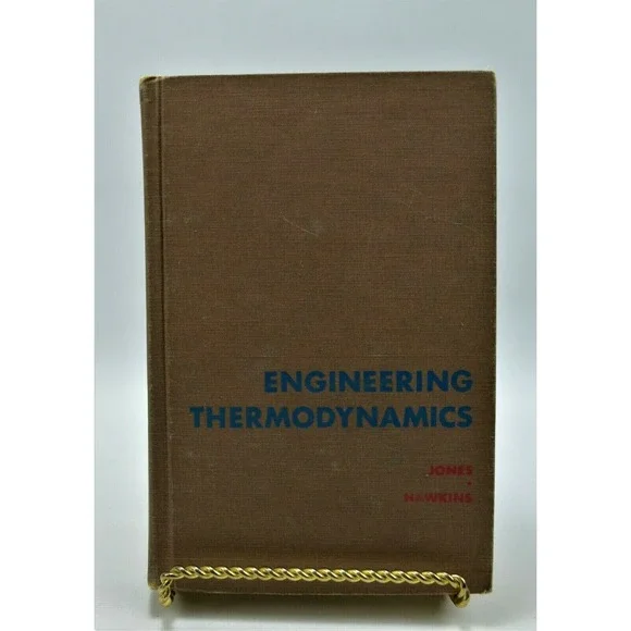 Vintage 1960 Engineering Thermodynamics Hardcover James‎ B. Jones George Hawkins