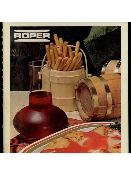 Vintage Roper Microwave Cooking Hardcover Spiral Bound Cookbook