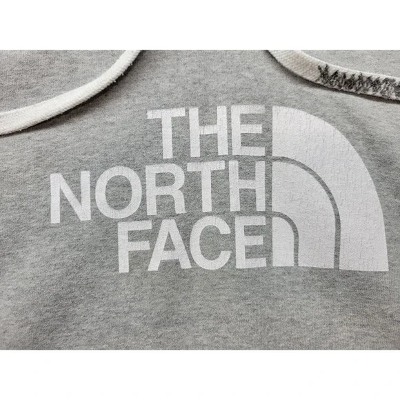 The North Face Mens Half Dome Hoodie Gray CZZ7 Pullover Sweatshirt Medium