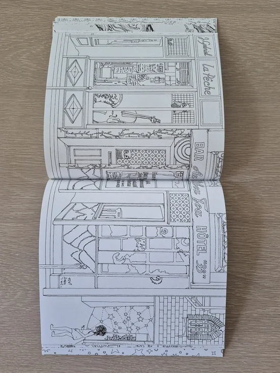 The Time Garden Coloring Book – White with Gold Accents