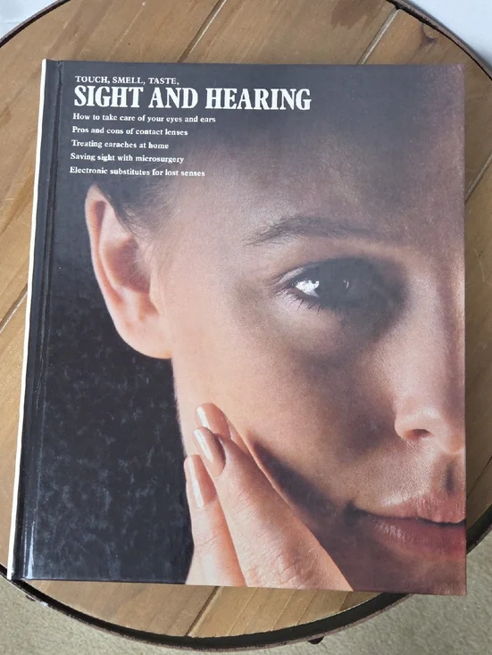 Sight and Hearing Hardcover Book - Large Face Cover Image