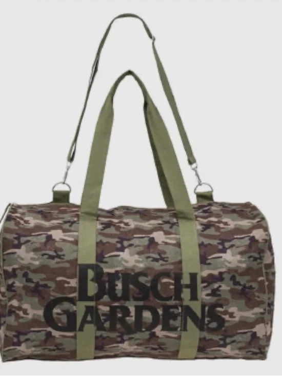 Camo Duffel Bag - Olive Straps