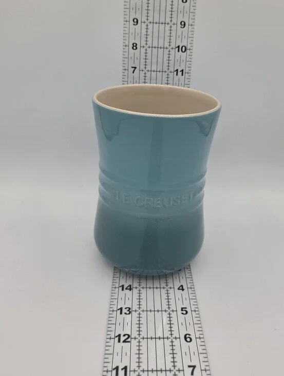 Le Creuset Stoneware 1-Liter (1-Quart) Small Utensil Crock Caribbean Blue