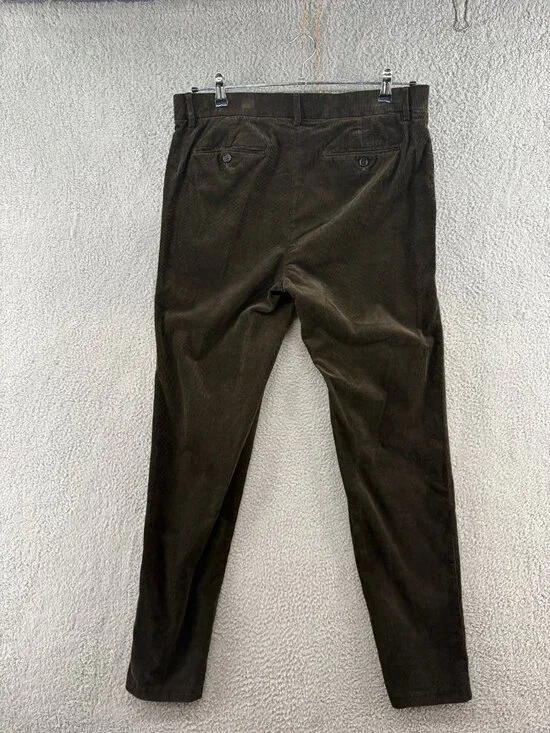 Banana Republic Traveler Corduroy Pants 34x34 Brown