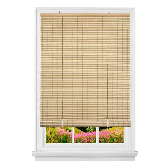 PowerSellerUSA Oval Cordless Blinds, Roll-Up Roller Shades for Windows and