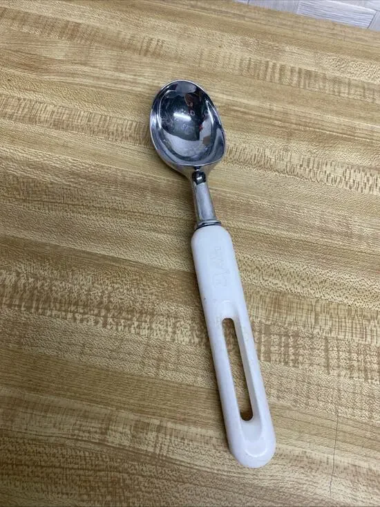 Vintage Bonny USA Ice Cream Scoop Plastic Handle Chrome Plated Kitchen Utensil
