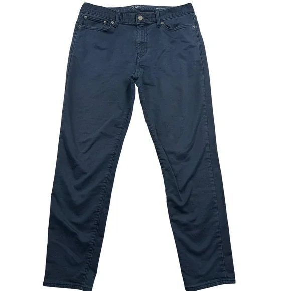 Banana Republic Travel Pant Mens 34x32 Navy Blue Athletic Fit Chino Pants