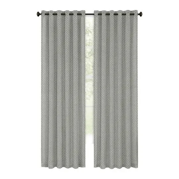 PowerSellerUSA Geometric Line Design Blackout Curtains for Living Room and
