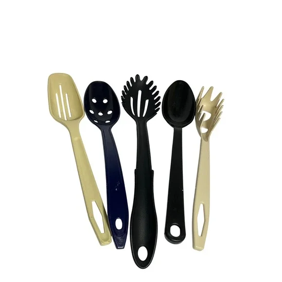 Vintage Kitchen Utensil Set 5pc Hutzler Tailor Made King Kraft Made in USA Nylon