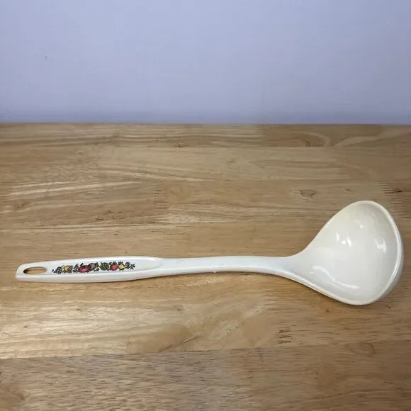Vintage FOLEY Spice of Life by Corning Vegetable ladle serving