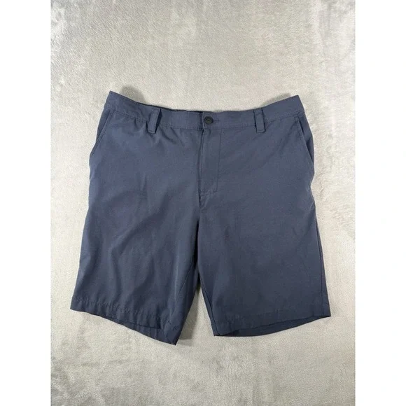 Banana Republic Shorts Mens 36 Blue Flat Front Chino Casual