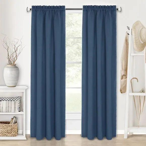 Achim Home Furnishing Kendal Window Curtains for Kitchen and Livingrooms,