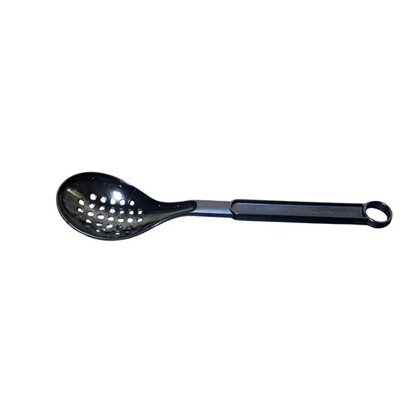 Farberware Slotted Spoon Kitchen Utensil Black Nylon Heat Resistant Stainer