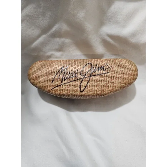 MAUI JIM - Clamshell Tan - Faux Bamboo‎ - Eyeglass Holder
