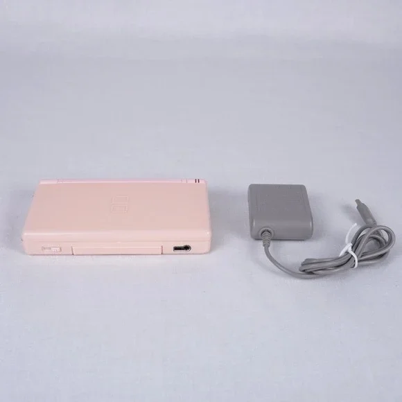 Nintendo DS Lite + Charger | Pink | Tested Working | Free Shipping | USG-001