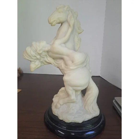 Rare 1991 Austin Productions Sculpture Goddess On Horseback By Antoine Bofill