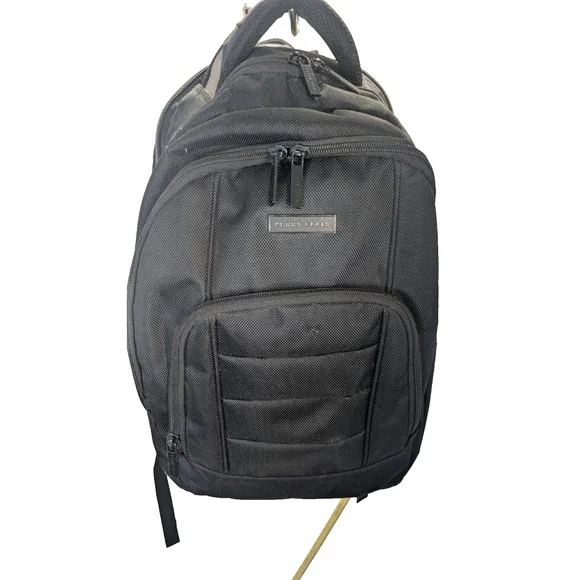 Perry‎ Ellis Backpack Men's Designer Business Laptop Tablet Multi Pocket