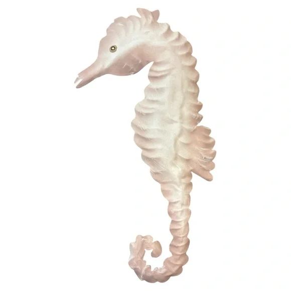 Nautical Metal Seahorse‎ Wall Art Coastal Beach House Decor 15x8