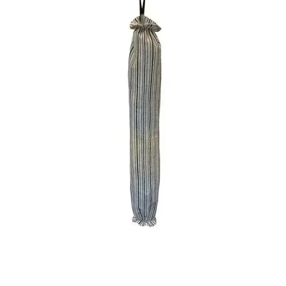 Handmade Plastic Bag Holder- Multicolor Striped