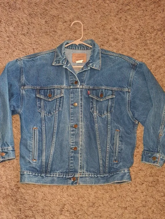 Mens Women's Vintage 1986 Levi's Trucker Jacket Size M Medium