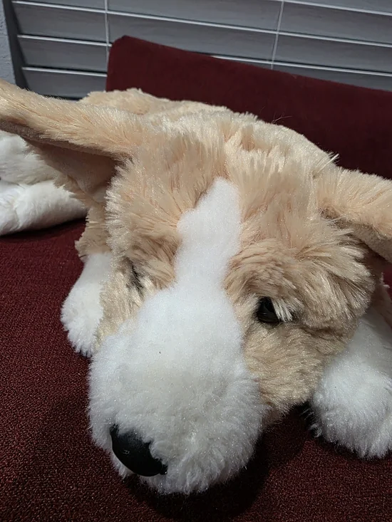 Douglas Rudy Corgi Dog Plush Stuffed Animal Super Soft Laying Lay Down