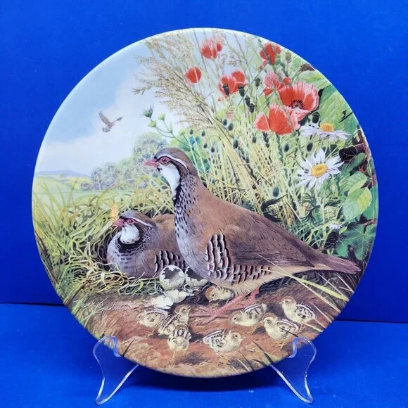 Royal Grafton Red Legged Partridge Collectible Plate 8.5