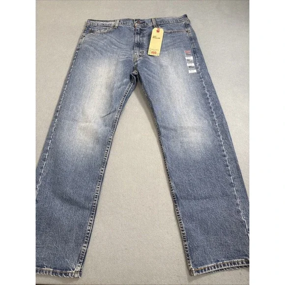 JEANS STRAIGHT LEVI 505 MEN 38X30 Regular Fit NWT