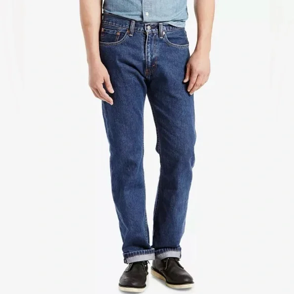 Levi’s 505 men’s size 36/32 straight leg‎ denim jeans