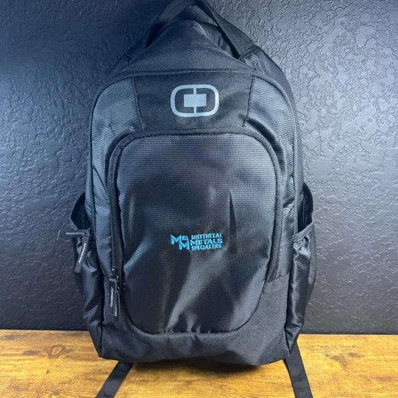OGIO Metro Black Synthetic Padded Laptop Backpack Mens Womens One‎ Size
