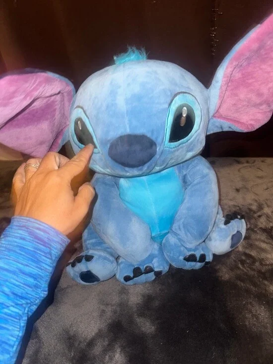 Stitch Plush Toy 18 Inch Blue Disney Character Soft Stuffed Animal