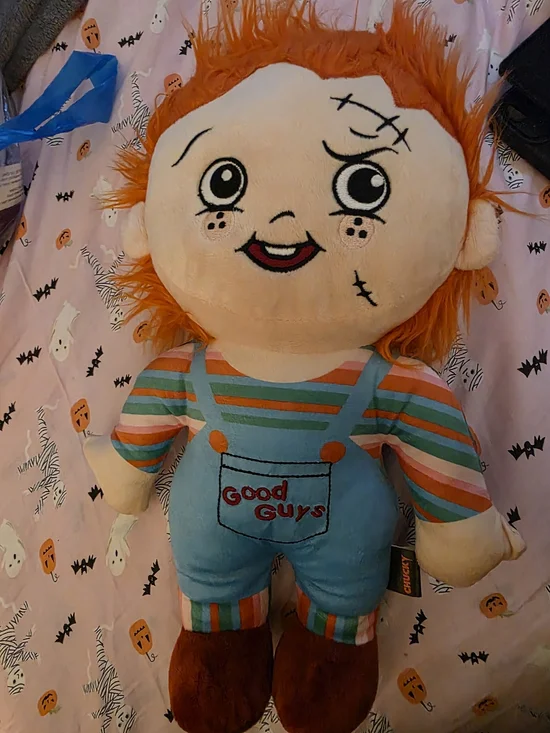 CHUCKY!!!!!Good Guys Plush DOG TOY Orange Hair