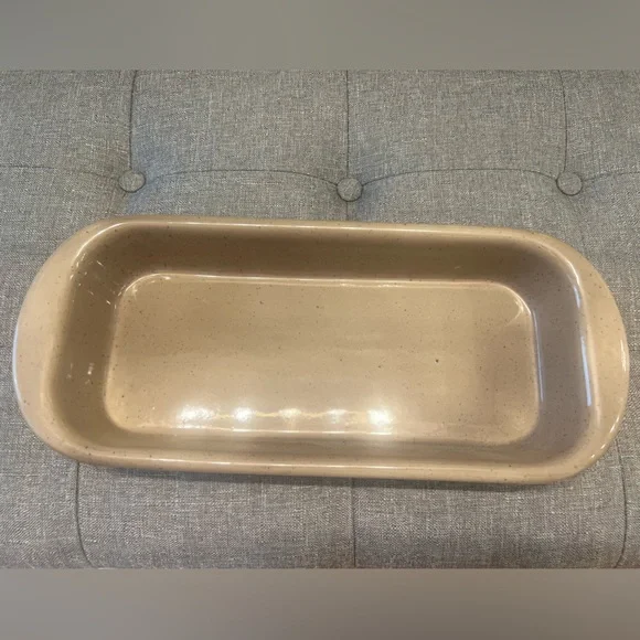 Bennington Potters Vermont 6 x 14.5 Inch handled Rectangular Baker