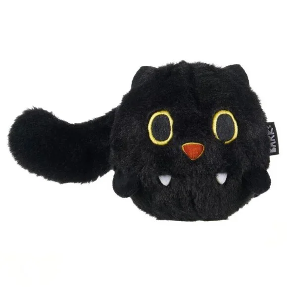 NWOT Bark Box BLACK ALLEY CAT Dog Toy, Super Chewer with Ball Inside, Size L