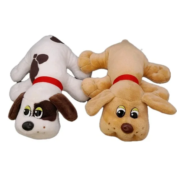 Lot‎ of 2 Pound Puppies Dog Plush 8